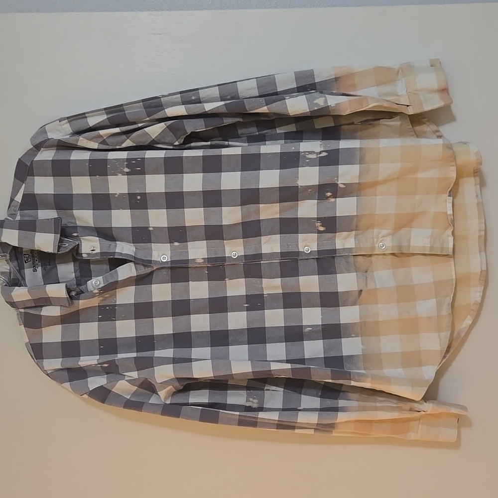 Stylish Women's Plaid Button Down Shirt
